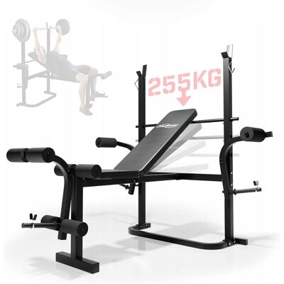 Physionics Wielofunkcyjna Ławeczka Treningowa Do Ćwiczeń Siłowych Ze Stacją Fitness Physionics Wielofunkcyjna Ławeczka Treningowa Do Ćwiczeń Siłowych Ze Stacją Fitness