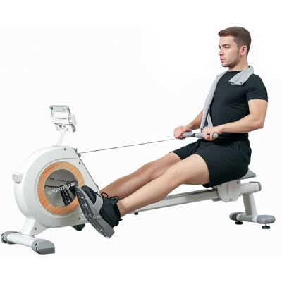 Wioślarz SPORTNOW do domu, cichy wioślarz magnetyczny z 16 poziomami oporu, monitor LCD, wioślarz z uchwytem na telefon/iPad, do treningu cardio, no.. Wioślarz SPORTNOW do domu, cichy wioślarz magnetyczny z 16 poziomami oporu, monitor LCD, wioślarz z uchwytem na telefon/iPad, do treningu cardio, no..