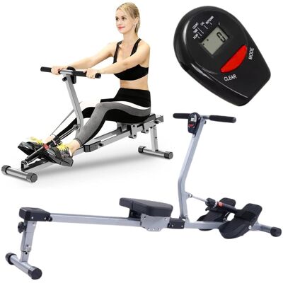MINEXO Wioślarz Treningowy Hydrauliczny Mocny - Regulacja Oporu + Wyświetlacz Lcd MINEXO Wioślarz Treningowy Hydrauliczny Mocny - Regulacja Oporu + Wyświetlacz Lcd