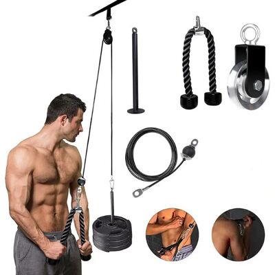 BERNARDINIO WYCIĄG Górny Dolny UCHWYT STAL SZNUR TRICEPS ATLAS 110kg Pełny zestaw Fit BERNARDINIO WYCIĄG Górny Dolny UCHWYT STAL SZNUR TRICEPS ATLAS 110kg Pełny zestaw Fit