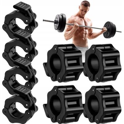 Inny producent Zacisk Szczękowy na gryf sztangę 30 mm zaciski JAW LOCk zestaw 4 sztuki Inny producent Zacisk Szczękowy na gryf sztangę 30 mm zaciski JAW LOCk zestaw 4 sztuki