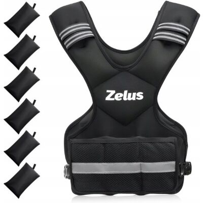 Zeus ZELUS Kamizelka obciążeniowa 9-14,5kg Stalowe obciążenie Regulowana Zeus ZELUS Kamizelka obciążeniowa 9-14,5kg Stalowe obciążenie Regulowana