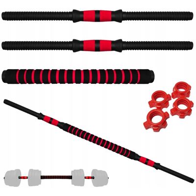 Inny producent ZESTAW 2 gryfy do hantli z łącznikiem 51cm 25mm gryfiki sztangielki hantle Inny producent ZESTAW 2 gryfy do hantli z łącznikiem 51cm 25mm gryfiki sztangielki hantle