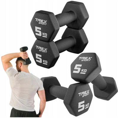 ZESTAW 2X5KG HANTLE ŻELIWO HANTELKI CIĘŻARKI DO ĆWICZEŃ SIŁOWNIA TREX SPORT ZESTAW 2X5KG HANTLE ŻELIWO HANTELKI CIĘŻARKI DO ĆWICZEŃ SIŁOWNIA TREX SPORT