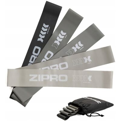Zestaw 5 Gum do Ćwiczeń Rehabilitacji Gumy oporowe Mini Band - Zipro Zestaw 5 Gum do Ćwiczeń Rehabilitacji Gumy oporowe Mini Band - Zipro
