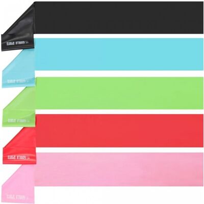 Gorilla Sports Zestaw gum oporowych 120 cm Gorilla Sports Zestaw gum oporowych 120 cm