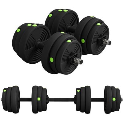 Zestaw hantli 2 w 1 SPORTNOW, 25 kg, regulowany zestaw hantli z 12 talerzami, do ćwiczeń siłowych, fitness, podnoszenia ciężarów, czarny Zestaw hantli 2 w 1 SPORTNOW, 25 kg, regulowany zestaw hantli z 12 talerzami, do ćwiczeń siłowych, fitness, podnoszenia ciężarów, czarny