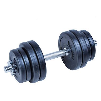 SPARTANSPORT Zestaw Hantli - 15kg Cement SPARTANSPORT Zestaw Hantli - 15kg Cement