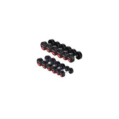 Zestaw hantli gumowanych UNDERFIT 2 x 5-30 kg 6 par (212 kg) siłownia Zestaw hantli gumowanych UNDERFIT 2 x 5-30 kg 6 par (212 kg) siłownia