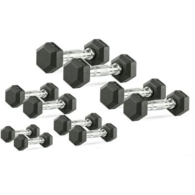 Inna producent Zestaw Hantli Hex PVC 2,5-25kg DS Inna producent Zestaw Hantli Hex PVC 2,5-25kg DS