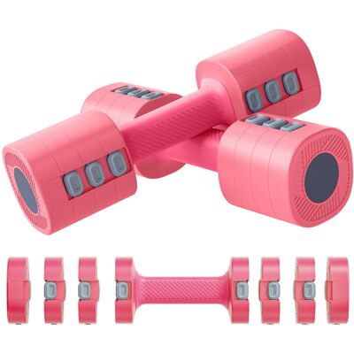 Zestaw hantli regulowanych SPORTNOW 4 w 1, hantle 1-2,5 kg z uchwytem antypoślizgowym, kwadratowy zestaw metalowych hantli, hantle, zestaw hantli do.. Zestaw hantli regulowanych SPORTNOW 4 w 1, hantle 1-2,5 kg z uchwytem antypoślizgowym, kwadratowy zestaw metalowych hantli, hantle, zestaw hantli do..