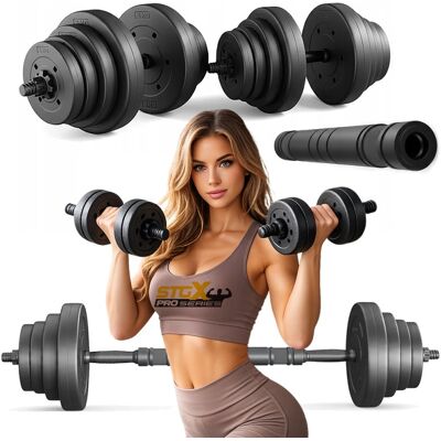 Runner Athletix Zestaw Hantli STG20X Trening Siłownia 20kg Sztanga, Hantle, Fitness Runner Athletix Zestaw Hantli STG20X Trening Siłownia 20kg Sztanga, Hantle, Fitness