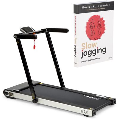 ZESTAW LOOP12 MULTI BLACK BIEŻNIA ELEKTRYCZNA Z BIURKIEM HMS+KSIĄŻKA SLOW JOGGING ZESTAW LOOP12 MULTI BLACK BIEŻNIA ELEKTRYCZNA Z BIURKIEM HMS+KSIĄŻKA SLOW JOGGING