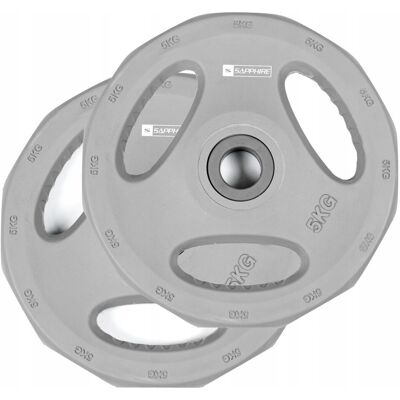 Sapphire Zestaw OBCIĄŻEŃ 2x5KG do sztangi B- PUMP talerze 10KG METALOWE obciążenie Sapphire Zestaw OBCIĄŻEŃ 2x5KG do sztangi B- PUMP talerze 10KG METALOWE obciążenie