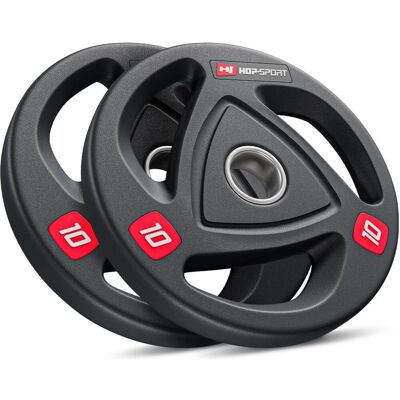 Hop-Sport Zestaw obciążeń olimpijskich, 2x10kg Hop-Sport Zestaw obciążeń olimpijskich, 2x10kg