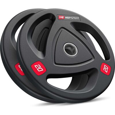 Hop-Sport Zestaw obciążeń olimpijskich 2x20kg Hop-Sport Zestaw obciążeń olimpijskich 2x20kg