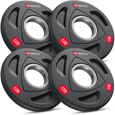 Hop-Sport Zestaw obciążeń olimpijskich, 4x1.25kg Hop-Sport Zestaw obciążeń olimpijskich, 4x1.25kg