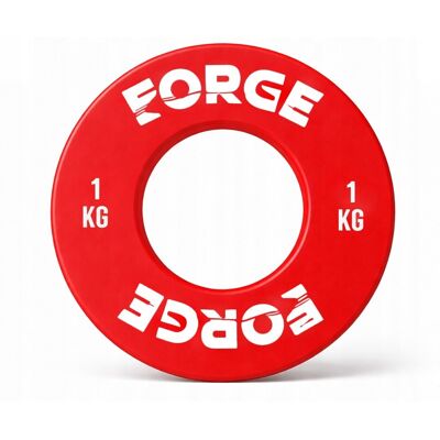 inna (Inny) ZESTAW TALERZY FRAKCYJNYCH DO ĆWICZEŃ FORGE 1 KG - MIKROOBCIĄŻENIE inna (Inny) ZESTAW TALERZY FRAKCYJNYCH DO ĆWICZEŃ FORGE 1 KG - MIKROOBCIĄŻENIE
