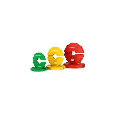 Zestaw Talerzy Progresywnych Underfit 2 X 0,25 - 1 Kg (3,5 Kg) Do Gryfu Zestaw Talerzy Progresywnych Underfit 2 X 0,25 - 1 Kg (3,5 Kg) Do Gryfu