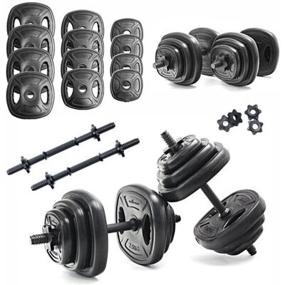 Pretorians Zestaw V3 hantli 2x10kg hantle 12 talerzy 20kg Pretorians Zestaw V3 hantli 2x10kg hantle 12 talerzy 20kg