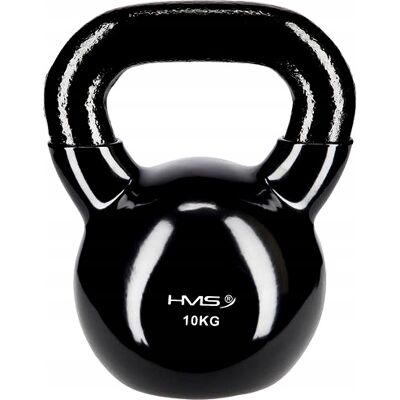 Inny producent 10kg Kettlebell Żeliwny Winylowy Do Ćwiczeń Kula Hms Czarny Do Treningu / Hms Inny producent 10kg Kettlebell Żeliwny Winylowy Do Ćwiczeń Kula Hms Czarny Do Treningu / Hms