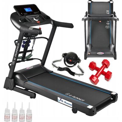 FIT-NET Bieżnia Elektryczna Domowa G-Runner 690 Masażer Wznios Mocna Do 140kg App FIT-NET Bieżnia Elektryczna Domowa G-Runner 690 Masażer Wznios Mocna Do 140kg App