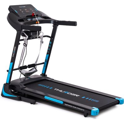 Bieżnia Elektryczna Thunder Elite-Ds-Black 18km/h Masażer Puls Aplikacja 160kg Bieżnia Elektryczna Thunder Elite-Ds-Black 18km/h Masażer Puls Aplikacja 160kg