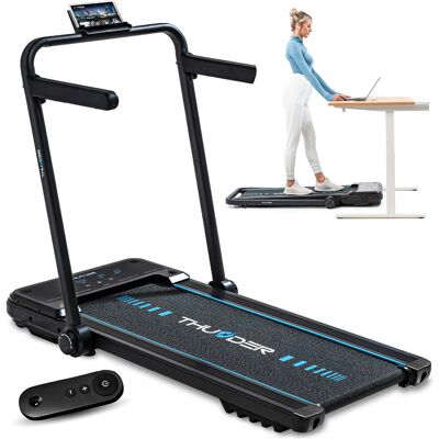 Bieżnia Elektryczna Thunder Impact-Black 12km/h Składana Domowa 2w1 130kg Bieżnia Elektryczna Thunder Impact-Black 12km/h Składana Domowa 2w1 130kg