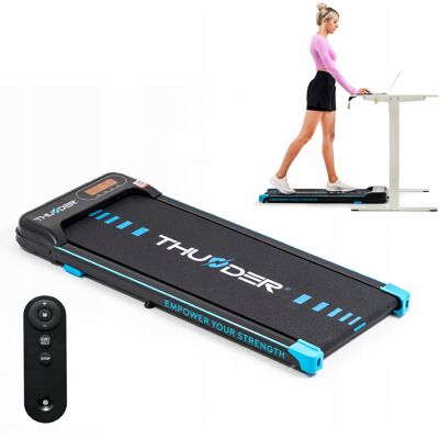 Bieżnia Elektryczna Thunder Kindi-Black 6km/h Mała Pod Biurko Walkingpad 90kg Bieżnia Elektryczna Thunder Kindi-Black 6km/h Mała Pod Biurko Walkingpad 90kg