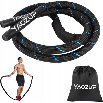 Inny producent Ciężka Lina Gimnastyczna Bojowa Skakanka 1,2kg Trening Fitness Siłownia 3m Inny producent Ciężka Lina Gimnastyczna Bojowa Skakanka 1,2kg Trening Fitness Siłownia 3m