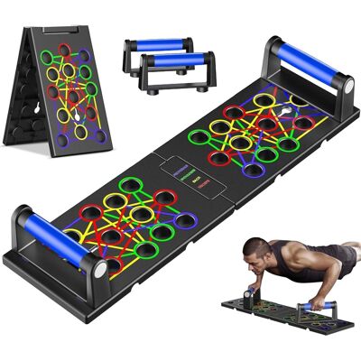 Inny producent Deska Treningowa Składana Wielofunkcyjna Push Up Siłowa 24w1 300kg Inny producent Deska Treningowa Składana Wielofunkcyjna Push Up Siłowa 24w1 300kg