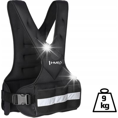 Hms Kamizelka Treningowa Z Obciążeniem Obciążeniowa Do Ćwiczeń Fitness 9 Kg Hms Kamizelka Treningowa Z Obciążeniem Obciążeniowa Do Ćwiczeń Fitness 9 Kg
