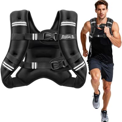 Inny producent Kamizelka Obciążeniowa Sportowa Treningowa Regulowana Czarna 14,2 Kg Inny producent Kamizelka Obciążeniowa Sportowa Treningowa Regulowana Czarna 14,2 Kg