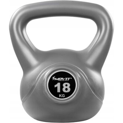 Movit Kettlebell 18 Kg Winylowy Hantla Ketla Obciążnik Movit Kettlebell 18 Kg Winylowy Hantla Ketla Obciążnik