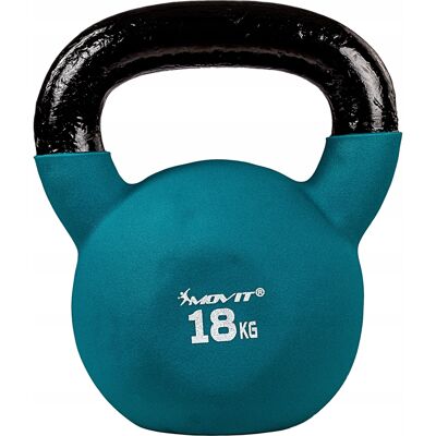 Movit Kettlebell Żeliwny 18kg Hantla Ketla Obciążenie Movit Kettlebell Żeliwny 18kg Hantla Ketla Obciążenie