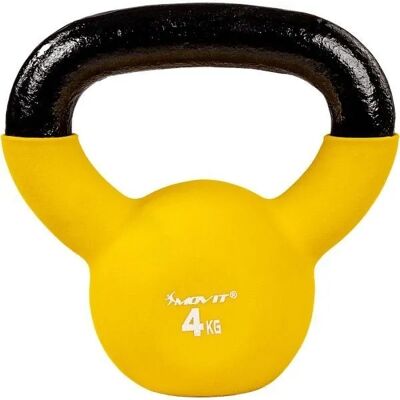 Movit Kettlebell Żeliwny 4kg Hantla Ketla Obciążenie Movit Kettlebell Żeliwny 4kg Hantla Ketla Obciążenie