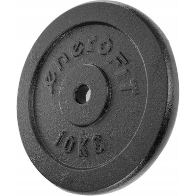 Obciążenie Żeliwne 10 Kg Enero Fit 26,5mm Talerz Krążek Do Hantli Sztangi Obciążenie Żeliwne 10 Kg Enero Fit 26,5mm Talerz Krążek Do Hantli Sztangi