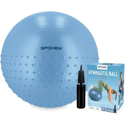 Piłka masująca Half Fit Niebieska - Gymball Piłka masująca Half Fit Niebieska - Gymball
