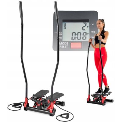 Hop-Sport Stepper Skrętny Z Ramionami I Linkami Do Ćwiczeń Domowy Trening Fitness Hop-Sport Stepper Skrętny Z Ramionami I Linkami Do Ćwiczeń Domowy Trening Fitness