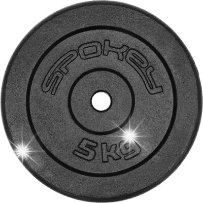 Talerz Obciążenie Żeliwne Na Gryf Sztangę Do Treningu Siłowego 5 Kg Spokey Talerz Obciążenie Żeliwne Na Gryf Sztangę Do Treningu Siłowego 5 Kg Spokey