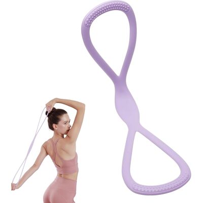 Inny producent Taśma Oporowa 8 Ramion Elasyczna Silikonowa Fioletowa Trening Fitness Joga Inny producent Taśma Oporowa 8 Ramion Elasyczna Silikonowa Fioletowa Trening Fitness Joga