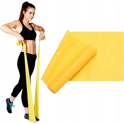 Inny producent Taśma Oporowa Do Treningu Fitness Siłownia Gimnastyka Elastyczne Żółty Inny producent Taśma Oporowa Do Treningu Fitness Siłownia Gimnastyka Elastyczne Żółty