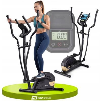 Hop-Sport Trenażer Eliptyczny - Odporność Magnetyczna, LCD, Tętno Hop-Sport Trenażer Eliptyczny - Odporność Magnetyczna, LCD, Tętno