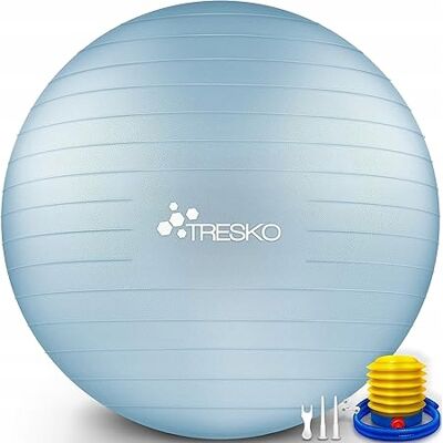 Amazon Tresko Piłka Gimnastyczna Do Ćwiczeń Fitness Jogi 85cm Szara Wytrzymała Amazon Tresko Piłka Gimnastyczna Do Ćwiczeń Fitness Jogi 85cm Szara Wytrzymała