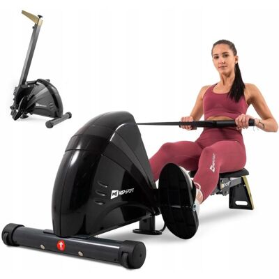 Hop-Sport Wioślarz Magnetyczny Treningowy Do Ćwiczeń Składany Ergometr Trenażer 120kg Hop-Sport Wioślarz Magnetyczny Treningowy Do Ćwiczeń Składany Ergometr Trenażer 120kg