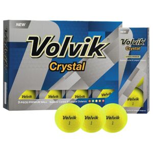 VOLVIK Piłki golfowe VOLVIK Crystal (żółte)