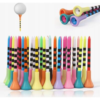 Inny producent KOŁECZKI GOLFOWE 60 SZTUK 83MM PLASTIKOWE KOLOROWE TRWAŁE DO GOLFA Inny producent KOŁECZKI GOLFOWE 60 SZTUK 83MM PLASTIKOWE KOLOROWE TRWAŁE DO GOLFA