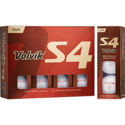 Piłki golfowe VOLVIK TOUR S4 (białe) Piłki golfowe VOLVIK TOUR S4 (białe)