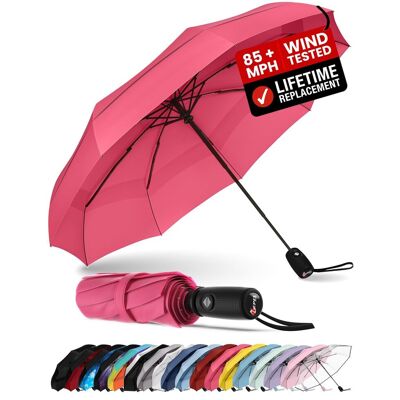 Inny producent Repel Umbrella Wiatroszczelne parasole podróżne na deszcz - łatwe automatyczne otwieranie, trwały i kompaktowy parasol, mocna rama z włókna szklaneg.. Inny producent Repel Umbrella Wiatroszczelne parasole podróżne na deszcz - łatwe automatyczne otwieranie, trwały i kompaktowy parasol, mocna rama z włókna szklaneg..
