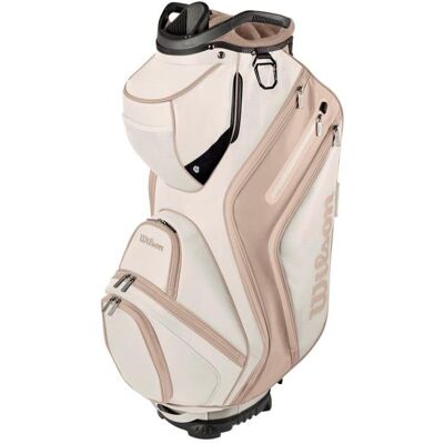 Torba golfowa Wilson Aurora (damska na wózek, cartbag) bezowo-biała Torba golfowa Wilson Aurora (damska na wózek, cartbag) bezowo-biała